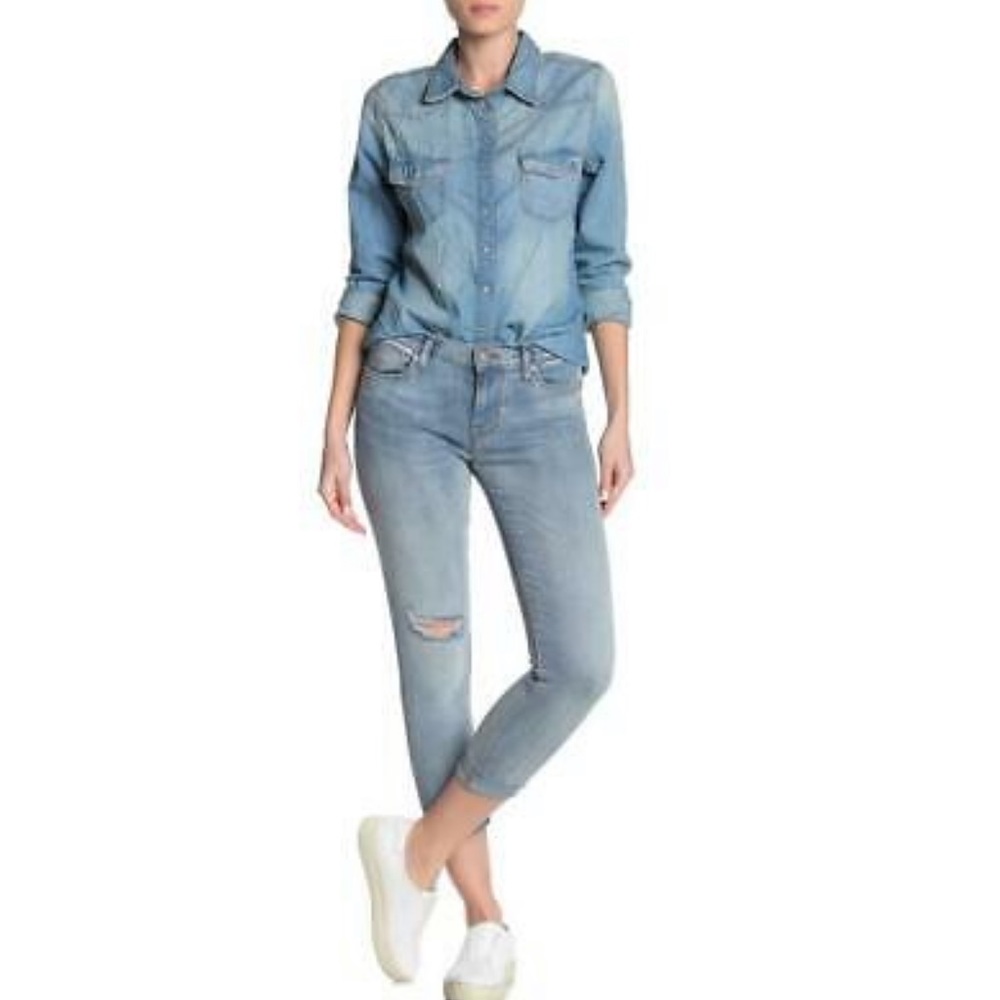 🎉HP🎉NWT Hudson Crop Harkin Super Skinny w/ cuff